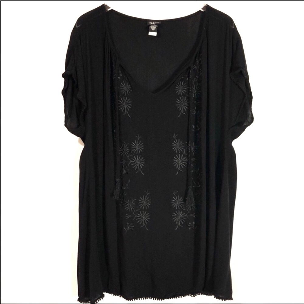 Torrid Embroidered Blouse